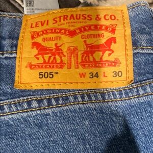 Levi's Blue Straight Jeans Classic Style